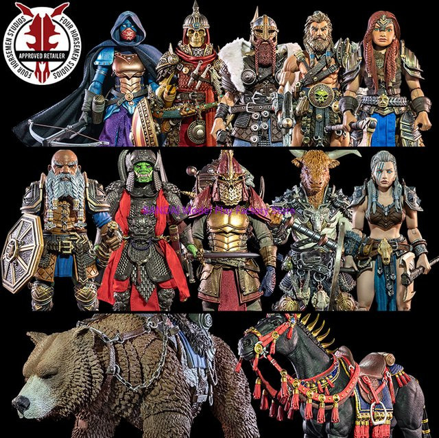 Four Knights Studio Mythic Legion Rising Sons Neve, Actionfigur, 1/12, 6-Zoll - Bild 1