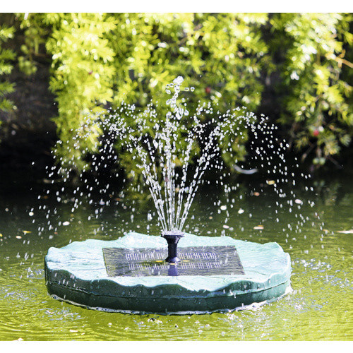 Heissner Solar-Teichpumpen-Set schwimmend in Grau mit 150 l/h Wasserkapazität - Bild 3