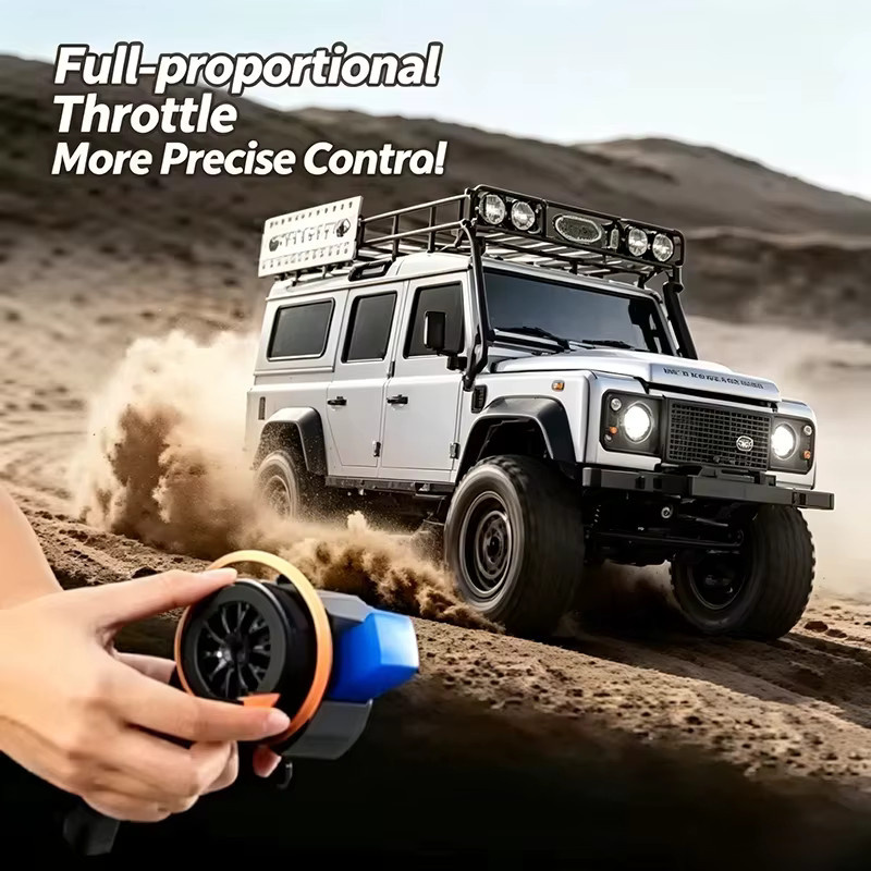 JIKEFUN MN111C RC 4WD Simulations-Truck, ferngesteuert, 1:18, Offroad-Fahrzeugmodell - Bild 3
