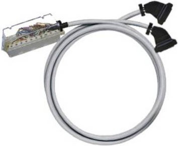 Weidmüller PAC-M340-HE20-V2-1M5 SPS-Verbindungsleitung, grau - Bild 1