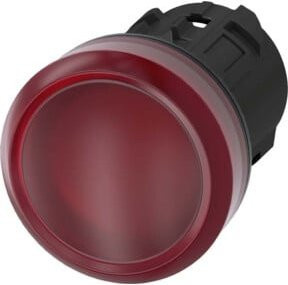Siemens Indus.Sector Leuchtmelder rot, rund, Kunststoff, Durchmesser: 22 mm, 3SU1001-6AA20-0AA0 - Bild 1