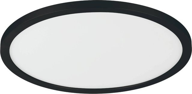 Eglo LED-Deckenleuchte Campaspero modern rund Schwarz Höhe: 2,5 cm, Durchmesser: 29,5 cm - Bild 1