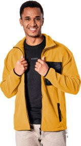 STIER Zip Fleece XXL in Golden Brown - Bild 1