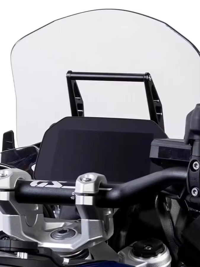 Motorrad-Handy-GPS-Navigationshalterung Lenkeradapter für BMW R1300GS und R1300GS ADV, Schwarz - Bild 3