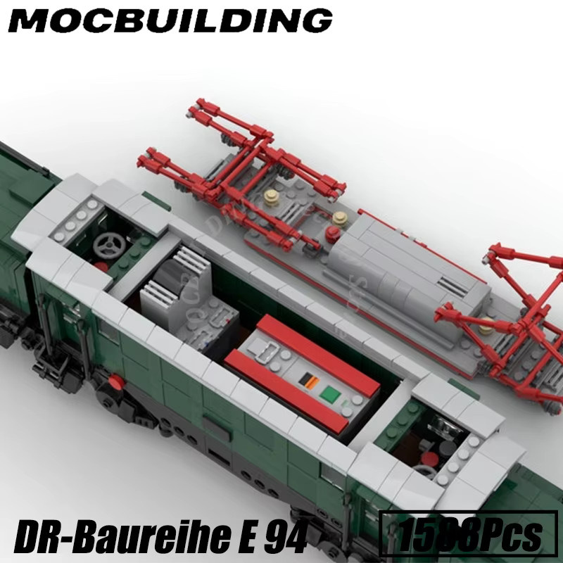 HSB Dampfmaschine Motorisierte Lokomotive DR-Baureihe E 94, Bausteine, ab 3 Jahren - Bild 3