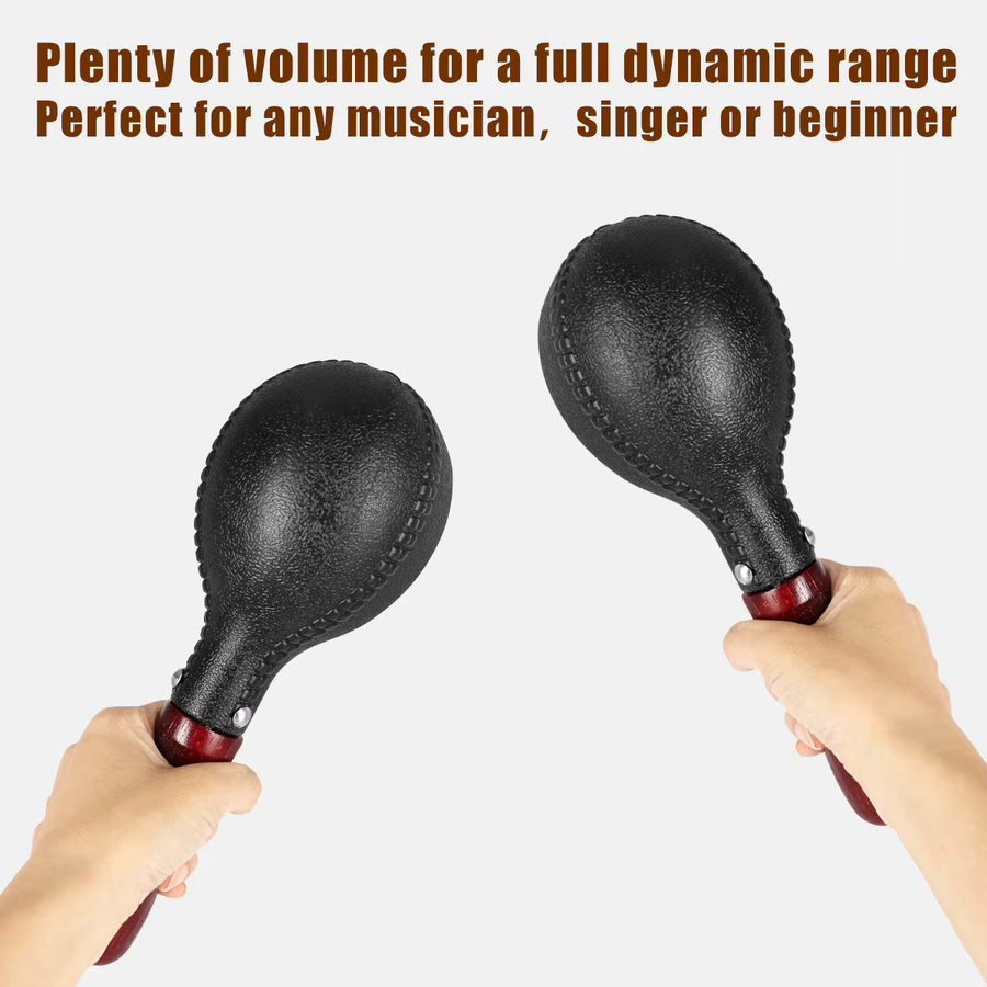 Miwayer Maracas Shaker Rasseln Sandhammer, Schlaginstrument, Musikspielzeug - Bild 2