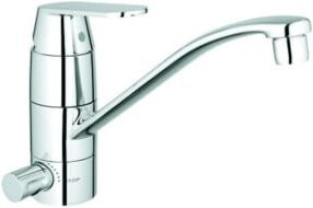 Grohe Spültisch-Einhebelmischer Eurosmart Cosmopolitan Chrom Silber mit schwenkbarem Rohrauslauf und integrierter Vorabsperrung - Bild 1
