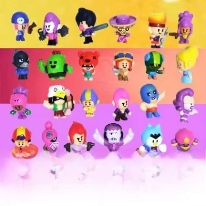 Mini Anime Figuren Star-Game Dekoration Cartoon Helden Modell aus Textil und Kunststoff, mehrfarbig - Bild 3