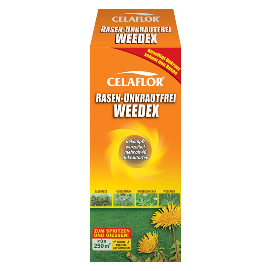 Celaflor Weedex Rasen-Unkrautfrei zur Entfernung von Unkräutern im Rasen, 250 ml - Bild 2
