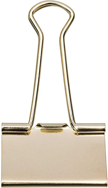 Rico Design Paper Poetry Foldback Klammern in Gold, 2 Stück, 41 mm - Bild 1