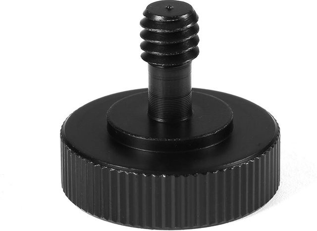 Shoemst Schraubadapter 1/4 Zoll Stecker auf 1/4 Zoll Buchse für Kamera und Stativ Halterung, Schwarz - Bild 1
