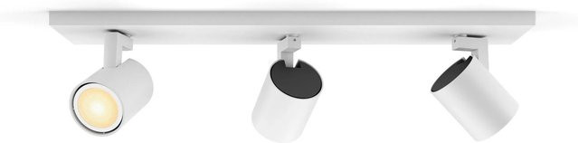 Philips Hue Runner LED Aufbauspot White Ambiance 3-flammig Weiß inklusive Dimmer - Bild 1