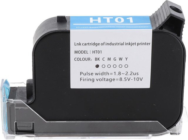 ZuiyouJewelry Handheld Drucker Tintenpatrone Schwarz, 42 ml, Trocknende Tintenstrahl-Druckerpatrone für 12,7 mm Druckköpfe (SC12, SC12T, CP12, CP12W, SC12KJ) - Bild 1