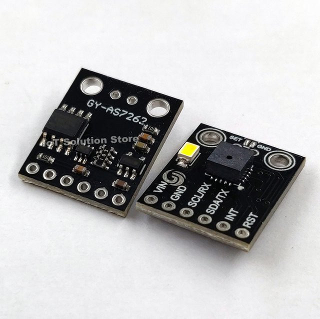 ZUIDID Visible Light Infrared Color Spectrometer Sensor Module GY-AS7262 AS7263 AS7341 AS7343 AS7331 in Schwarz - Bild 1