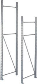 Bito Stützrahmen Flex Set F3 in Silber, verzinkter Stahl, H: 350 cm, T: 60 cm, inklusive 2 Fußplatten - Bild 1
