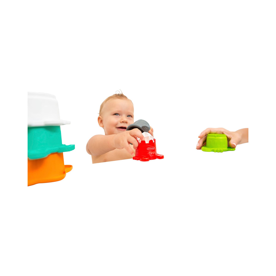 Infantino Stapelbecher, Badespielzeug, Meerestiere, ab 1 Jahr - Bild 2