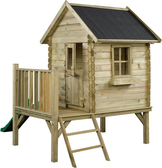 SwingKing Spielhaus Camilla mit Rutsche in Grün, B/T/H: 177 x 184 x 210 cm - Bild 1