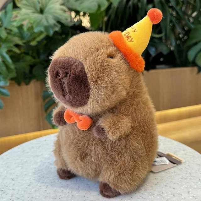 Binchi Fitness Capybara Plüschtier, Stofftier, ab 14 Jahren - Bild 1