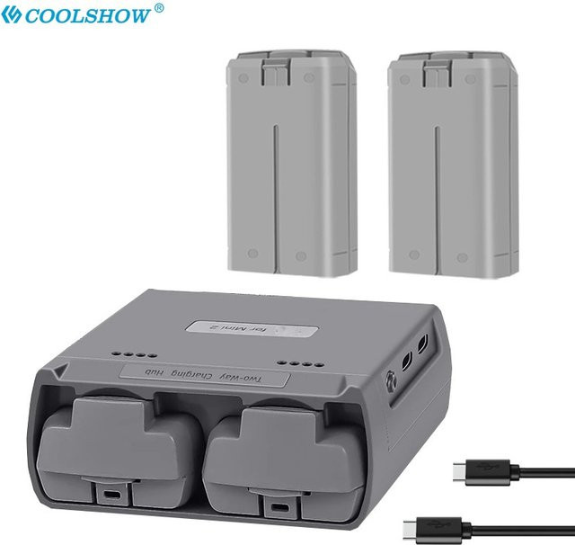 DJI Intelligenter Flugdrohnen-Akku für Mini 2 und Mini 2 SE, 2400 mAh, Grau - Bild 1