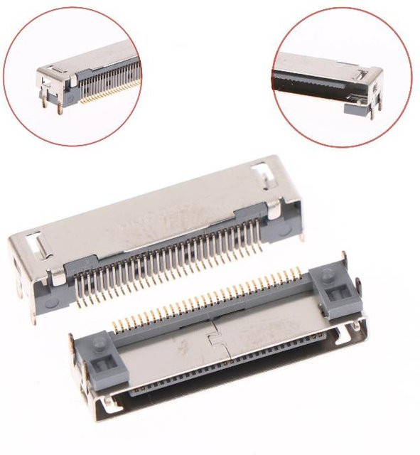 HUXUAN Ersatz Dock Connector Lade Port mit 30 Pin für iPod Classic 5Gen, 5,5Gen, 6Gen, 6,5Gen und 7Gen in Silber - Bild 1