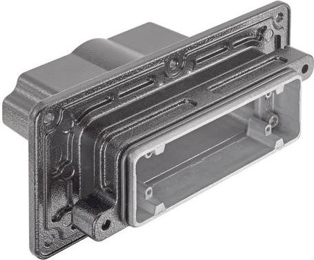 HARTING Wanddurchführungsgehäuse 19 40 024 1135 19400241135 aus Edelstahl in Grau - Bild 1