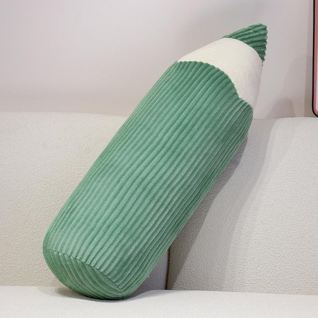 Buntes Bleistift Plüschkissen in bunter Farbe, weiches Kuschelkissen für Kinder, Länge: 70 cm - Bild 1