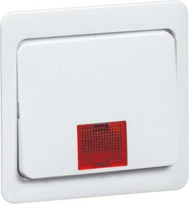 Peha Wippe für Schalter und Taster in Rot und Weiß GLK 80.640.02 N - Bild 1