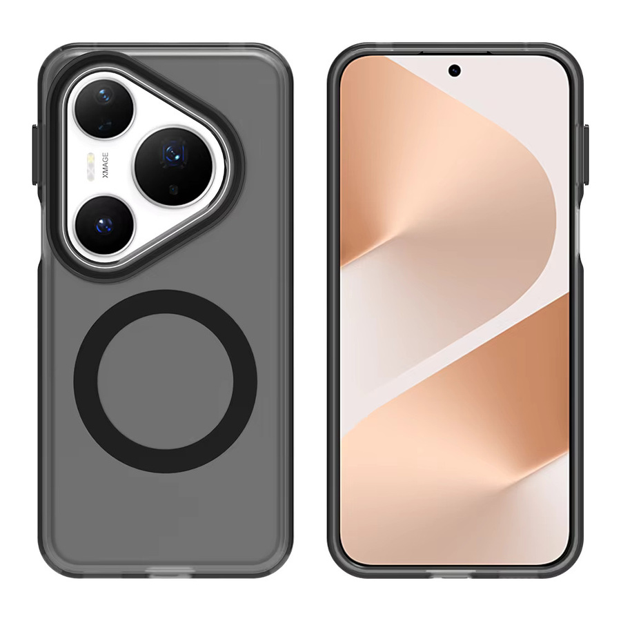 Magnetische stoßfeste Handyhülle für Huawei Pura 80, Pura 70 Pro Ultra, Mate 70 und 60 Pro + mit MagSafe Kompatibilität in Transparent oder Schwarz - Bild 6