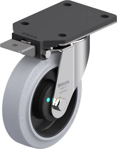 Blickle Edelstahl-Lenkrolle LEX-POEV 160KAD-IS-SG mit Rad-Durchmesser 160 mm und einer Tragfähigkeit von 300 kg - Bild 1