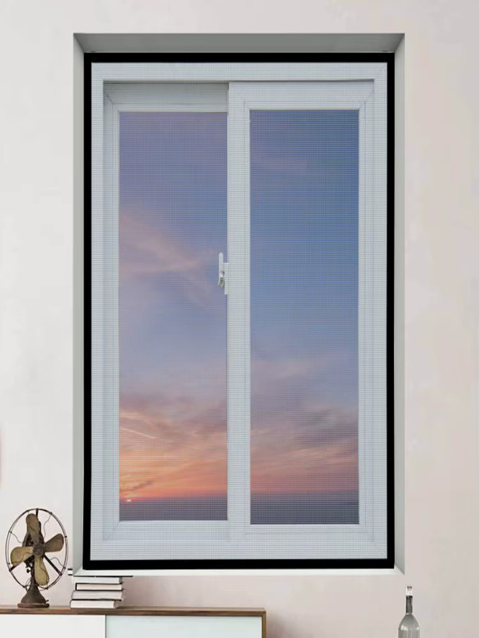 Innerhouse Selbstklebendes Fenster-Moskitonetz in Schwarz als Anti-Insekten-Gitter für Mücken und Fliegen - Bild 5