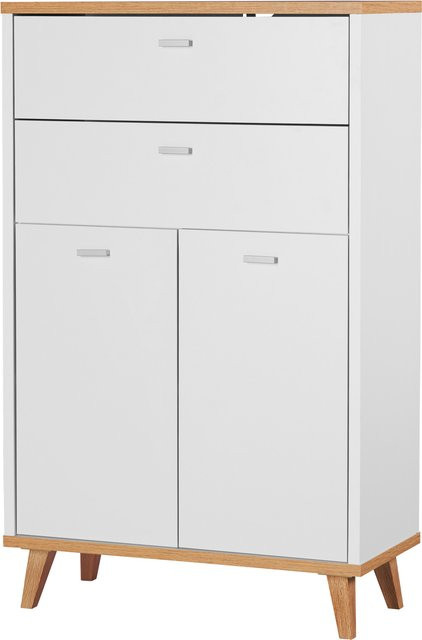 LIVARNO Bad-Seitenschrank Corfu modern in Weiß, B/T/H: 28 x 40 x 96 cm - Bild 1