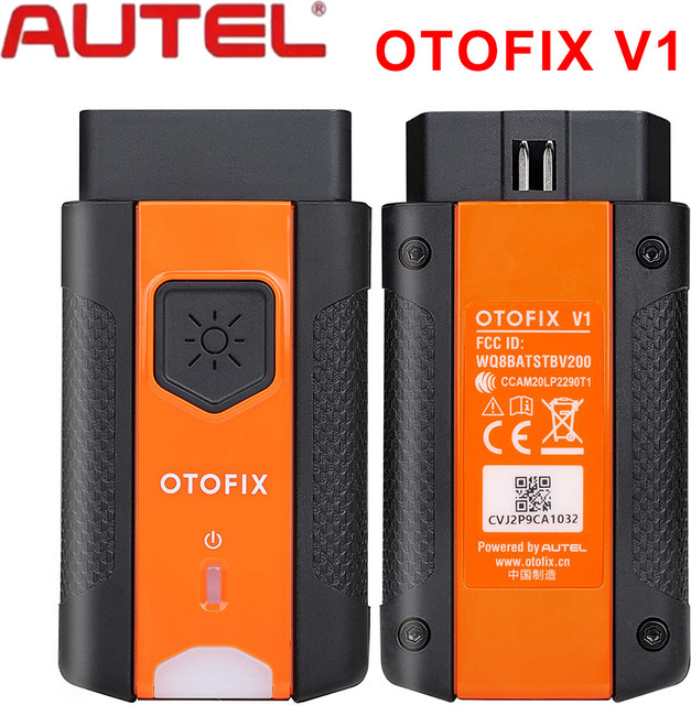 OTOFIX VCI V1 Bluetooth-Connector Fahrzeug-Verbindungsschnittstelle in Orange für D1 Lite, D1 MAX, IM1, BT1 sowie Autel MS906 PRO und KM100 BT609 - Bild 1