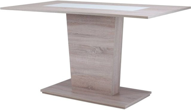 Esstisch VIENNA byLIVING in Eiche, modern und rechteckig, B/H/T: 110 x 75 x 70 cm - Bild 1