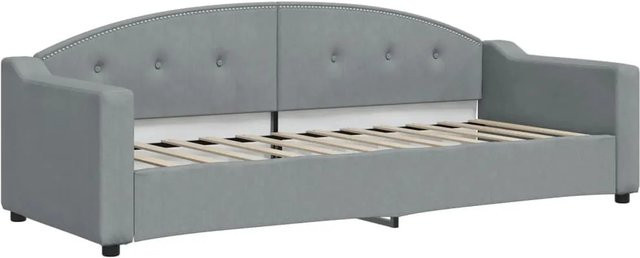 vidaXL Tagesbett in Hellgrau mit Stoffbezug B/T/H: 200 x 80 x 75 cm - Bild 1