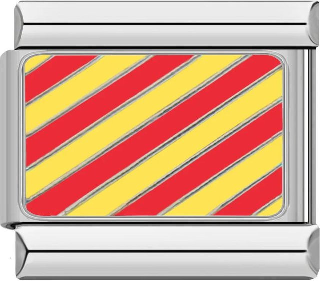 Anhänger Nautische Flagge, Edelstahl, Silber, Unisex - Bild 1