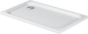 Duravit Duschwanne D-Code rechteckig aus Acryl, Weiß, B/T/H: 120 x 70 x 8,5 cm - Bild 2
