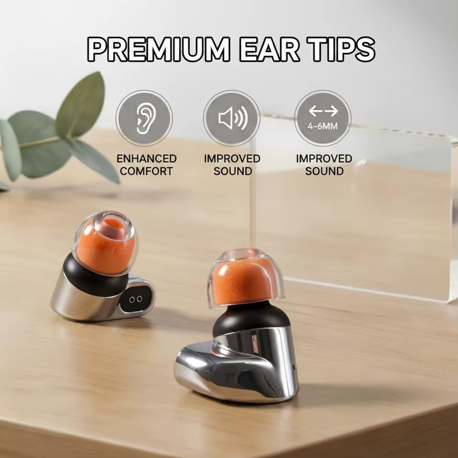 2 Stück Silikon-Ersatz-Ohrstöpsel für Sony WF-1000XM6/5/4/3/2 In-Ear Kopfhörer, weich und rutschfest - Bild 2