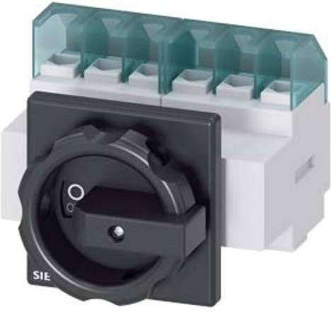 Siemens Lasttrennschalter Schwarz 6polig 32A 16mm² 690 V/AC 3LD22033VK51 - Bild 1