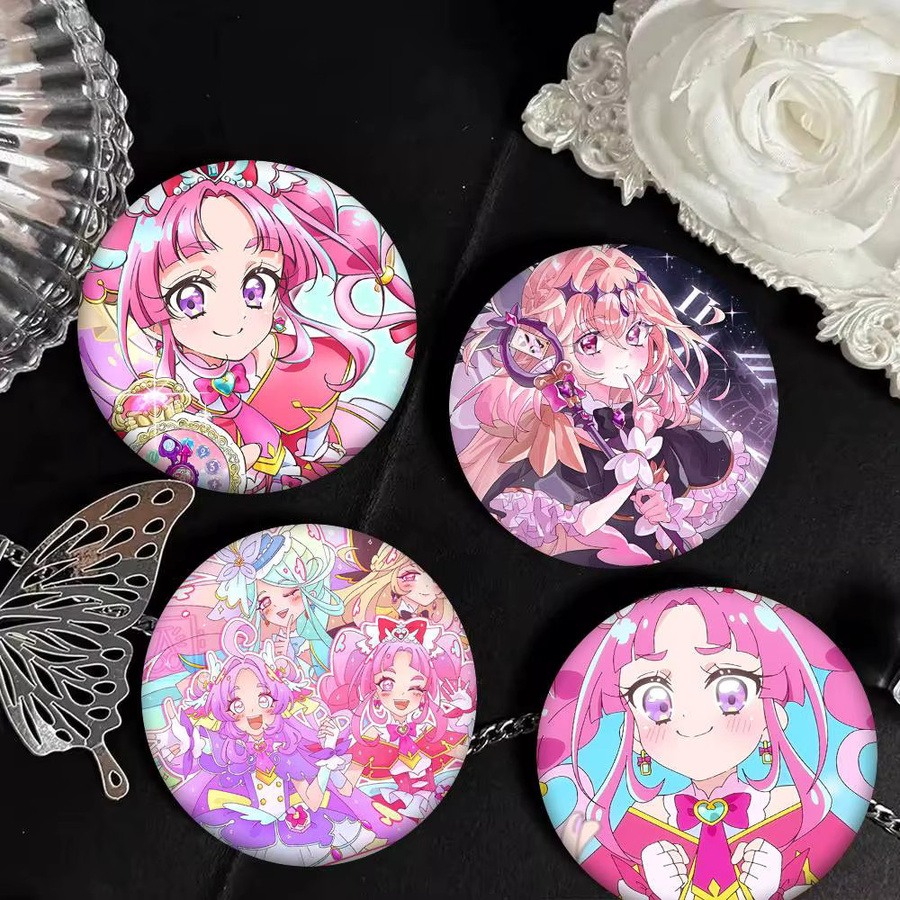 Bilibili Brosche, Anime Star Detective Precure, Rund, Bunt - Bild 3