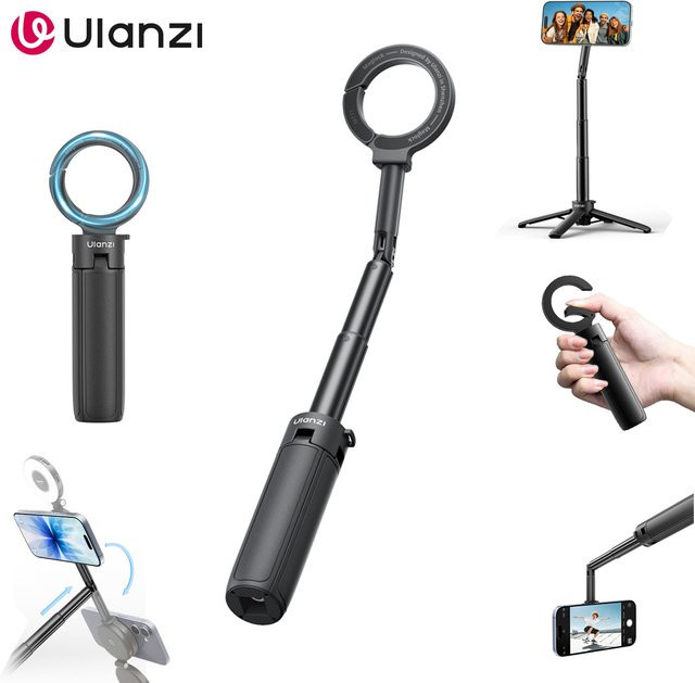Ulanzi MT71 MagLock Mini Selfie-Stick und Stativ in Schwarz für Vlog, TikTok und Live-Streaming - Bild 1