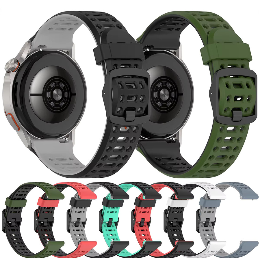 CAOWTAN Uhrenarmband Silikon, Weiß, Unisex - Bild 2