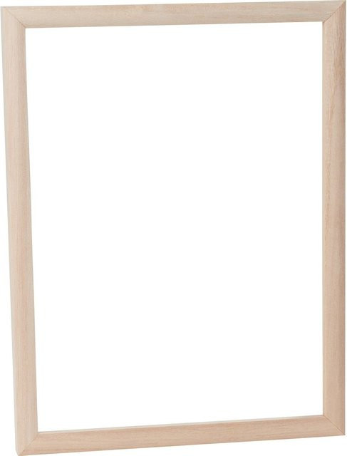 VBS Holzbilderrahmen für Keilrahmen in Beige, B/H: 30 x 40 cm - Bild 1