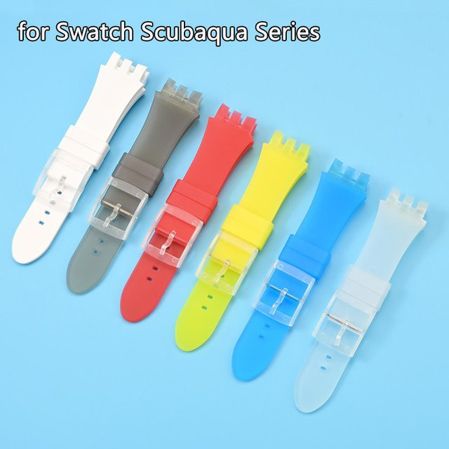 strapfreak Uhrenarmband Silikon, transparent, 21 mm, Unisex - Bild 1
