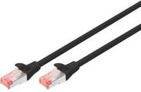 Digitus Patchkabel CAT 6 S/FTP RJ45 Ethernet LAN Kabel Schwarz, Länge: 2,0 m - Bild 1