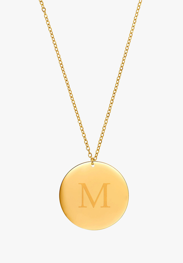 Heidemann Schmuck Kette mit Buchstabe, Gold, Damen - Bild 1
