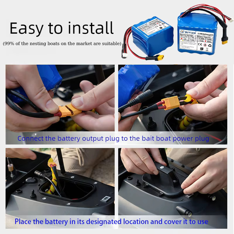 SUYIJIA Wiederaufladbare Lithium-Batterie 12V 20Ah in Blau - Bild 4