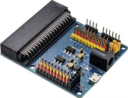 TRU COMPONENTS TC-9072548 Sensor-Modul in Blau für BBC micro:bit Entwicklungskits mit I2C und SPI Schnittstellen - Bild 1