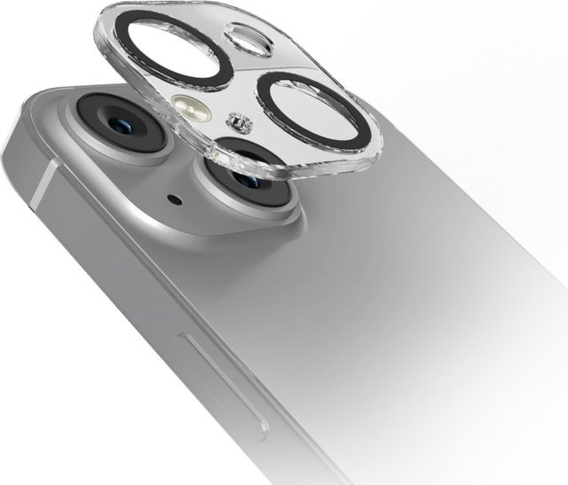 SBS Kameraglas für iPhone 14 und iPhone 14 Plus mit D3O-Material in Schwarz und Transparent - Bild 1