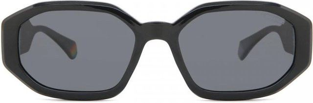 Polaroid 807 M9 Sonnenbrille, Damen, Vollrand, rechteckig, Schwarz/Grau, Kunststoff - Bild 1