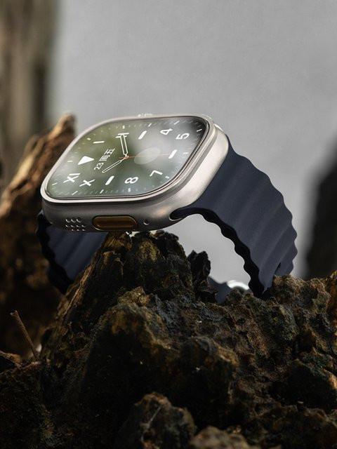 Ocean-Armband für Apple Watch, Schwarz, Unisex - Bild 1